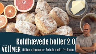 Koldhævede boller 2.0 - Opskrift fra Klub Vollmer