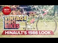 Bernard Hinault S 1986 La Vie Claire Look GCN Tech Vintage Pro Bike Bernard Hinault S 1986 La Vie Claire Look GCN Tech Vintage Pro Bike
