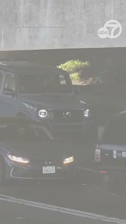 SFPD video shows robbery suspects driving wrong way on busy Bay Bridge on Fourth of July