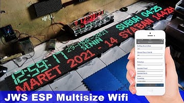 Jam Sholat Multisize 3  Sampai 20 panel P10 Jumbo