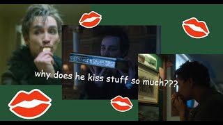 klaus hargreeves kissing things; a compilation