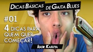 Dicas Básicas de Gaita Blues #01 - 4 dicas para quem quer começar! | Igor Kasuya chords