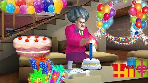 Scary Teacher 3D | Party Pooper Gameplay Walkthrough (iOS Android) #game #gameplay