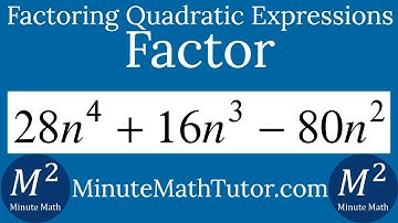 Factor 28n^4+16n^3-80n^2