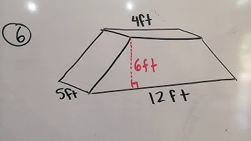3D Geometry : Volume of a Trapezoidal Prism