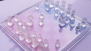 (eng)♟유리알 체스 보드♟세상에 하나뿐인 클리어 체스판 #퀸스갬빗 screenshot 5