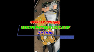 OPPO A7 CPH1903 REMOVE PATTERN LOCK EASY BY MST TOOL(ISP EMMC)
