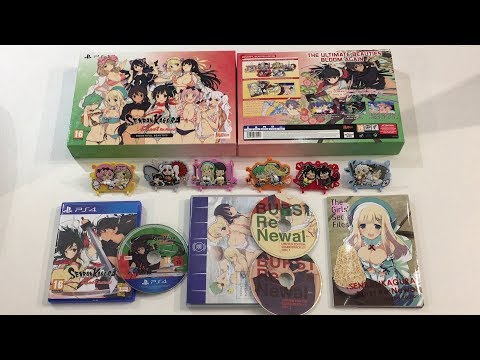 SENRAN KAGURA Burst Re:Newal - Bountiful Beauties Collector's Edition Unboxing (PLAYSTATION 4)