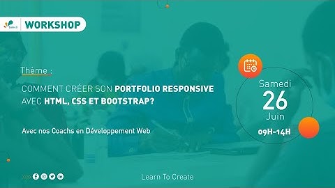 Comment créer un portfolio responsive | avec HTML, CSS et Bootstrap |