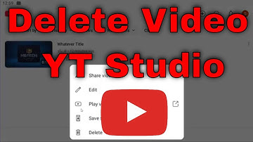 How To Delete A Video YouTube Studio App [Guide]