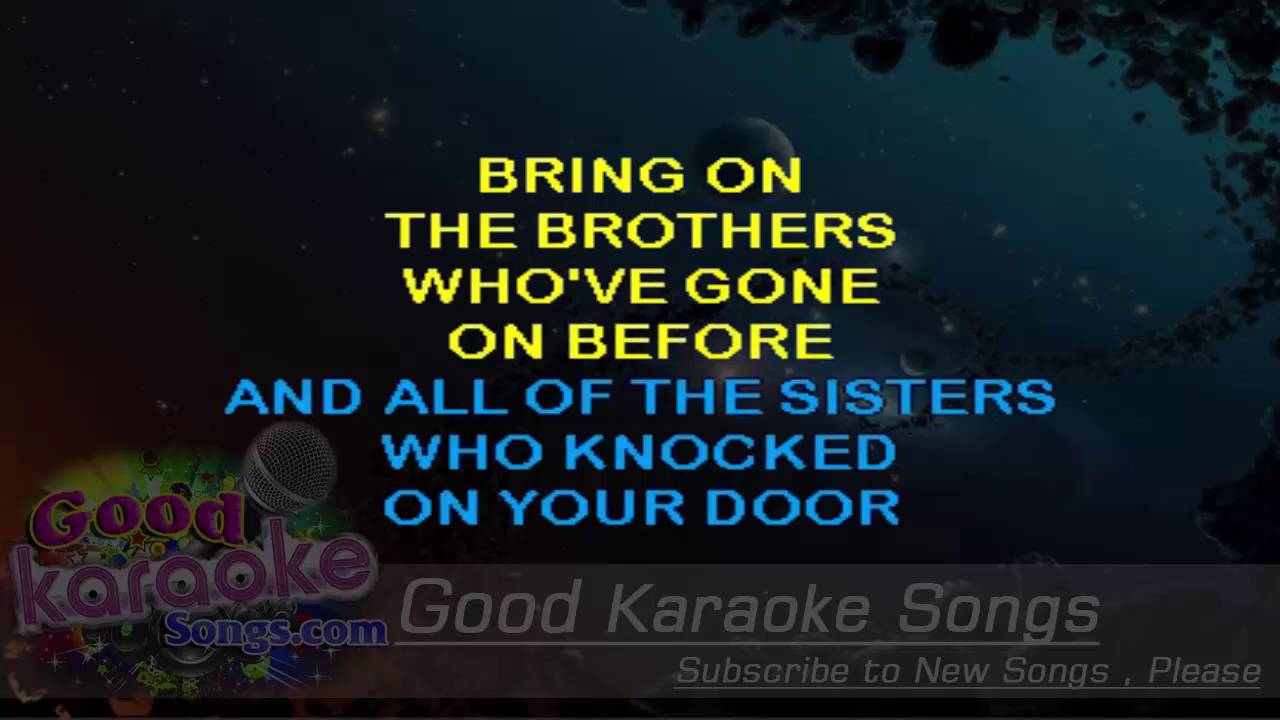 Drop Kick Me Jesus - Bobby Bare (Lyrics Karaoke) [ goodkaraokesongs.com