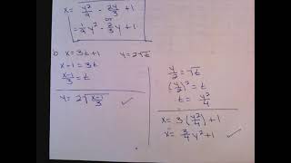 Pre Cal 9.5 Parametric Equations
