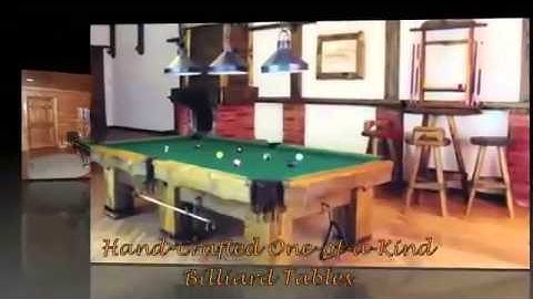 Rustic Log Cabin Pool Tables