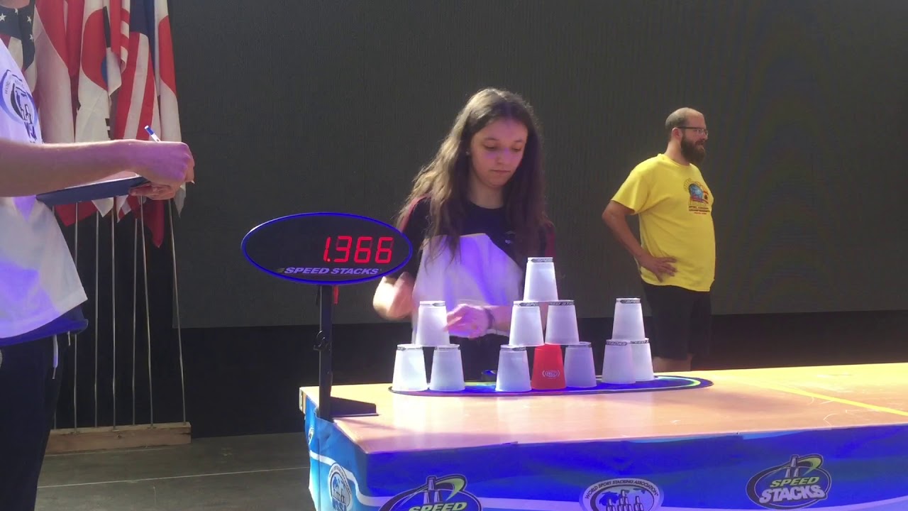World Sport Stacking Championship 2019 1314 F Finals YouTube