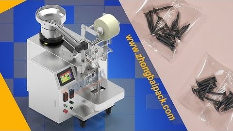 Fasteners Counting and Packing Machine for Screw