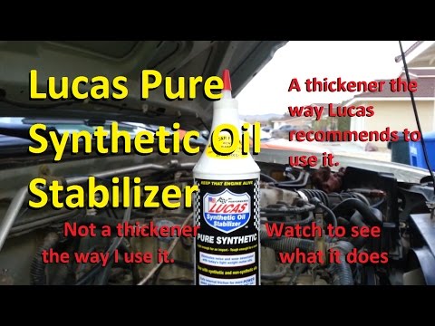 Vidéo: Quelle quantité de stabilisateur d'huile Lucas dois-je utiliser ?