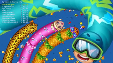 Worm Zone io Live Biggest Slither Snake 🐍 Gameplay #wormszone #snake #live #gaming