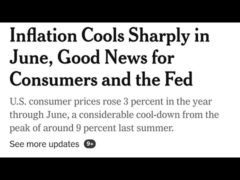 June CPI Report: Prices Rise 3% As Inflation Continues to Cool