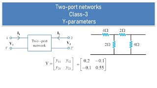 How to solve Y parameters How to obtain solution for admittance parameters