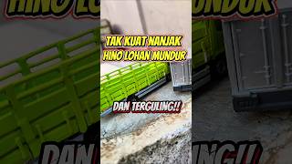 Hino Lohan Ini Tak Kuat Nanjak Di Tikungan Lalu Mundur Dan Terguling