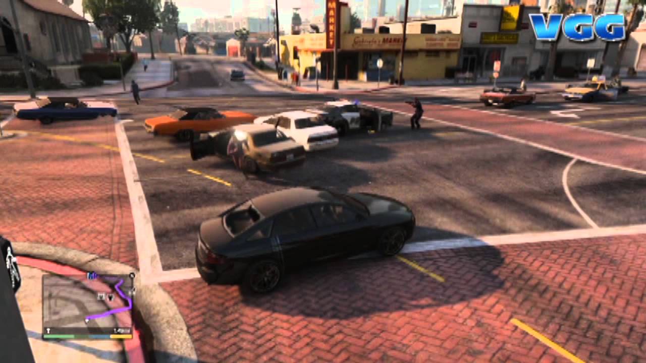 Police Chase and Shootout GTA 5 Random Event - YouTube