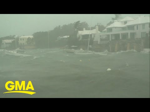 Hurricane fiona slams bermuda l gma