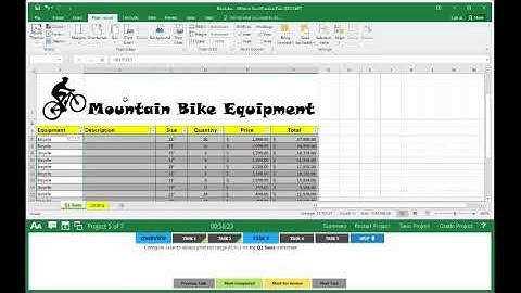 Excel 2016 Exam 1 - Project 5