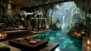 Elegant Forest Nature Living Room Jazz | Smooth Jazz Background With Nature Sounds To Unwind & Fo...