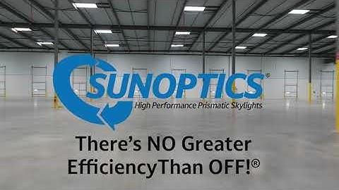 SUNOPTICS Prismatic Skylights - THE Best Solar Option for Commercial/Industrial "Big Box" Buildings