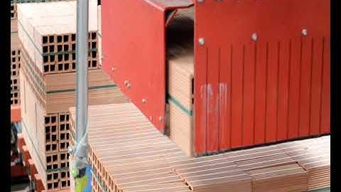 full automatic clay brick unloading machine, brick packaging machine