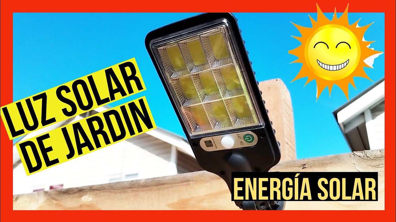 LUCES SOLARES PARA EXTERIOR PARA TU JARDIN O PATIO ☀️ ✓ 😉 [energía limpia]  