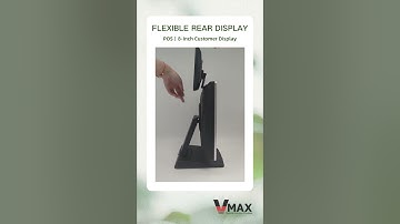 VMAX Folding POS Terminal With 8-Inch Rear Display for Customer Facing