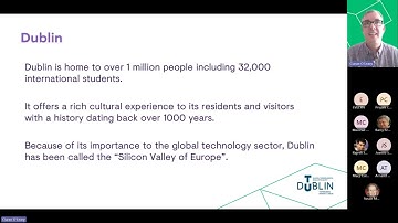 Webinar for International Postgraduate Applicants - Computing, Digital and Data, TU Dublin