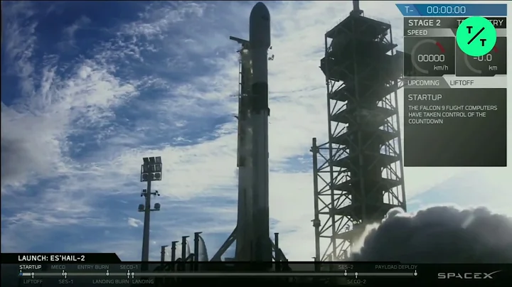 SpaceX Falcon 9 Launches Es'hail-2 Satellite