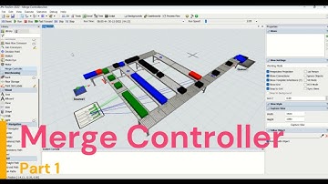 How To Use Merge Controller In Flexsim Simulation | Step By Step Flexsim Tutorial Leansimcorp