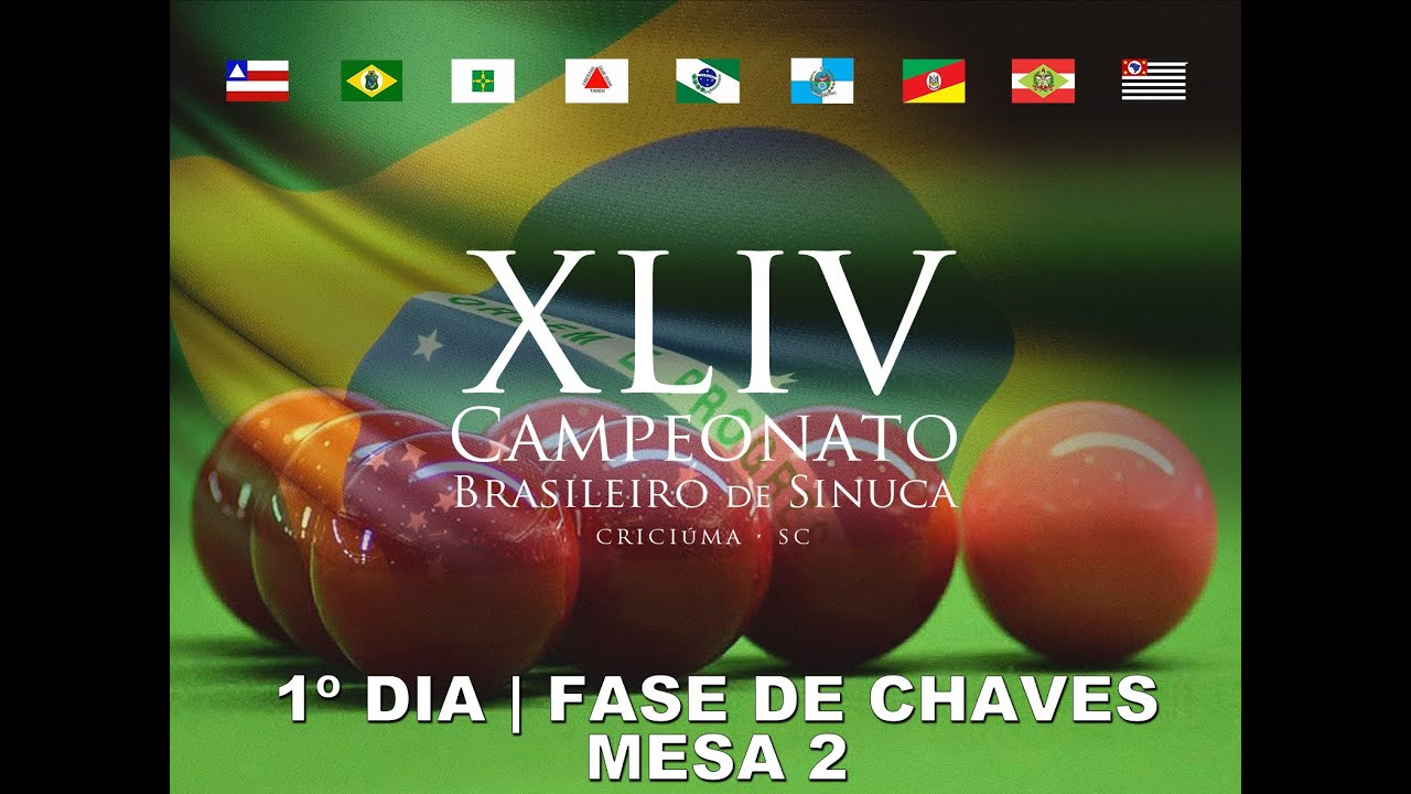 XLIV CAMPEONATO BRASILEIRO DE SNOOKER SIX RED 2023, 1º DIA