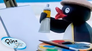 Pingu The Artist! 🐧 | Pingu - Official Channel | Cartoons For Kids