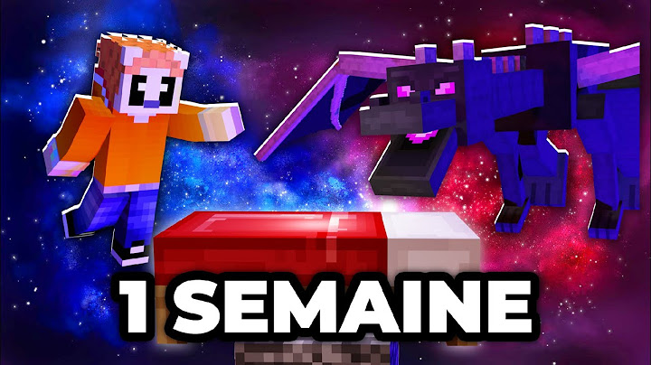 1 Semaine pour Speedrun Minecraft...