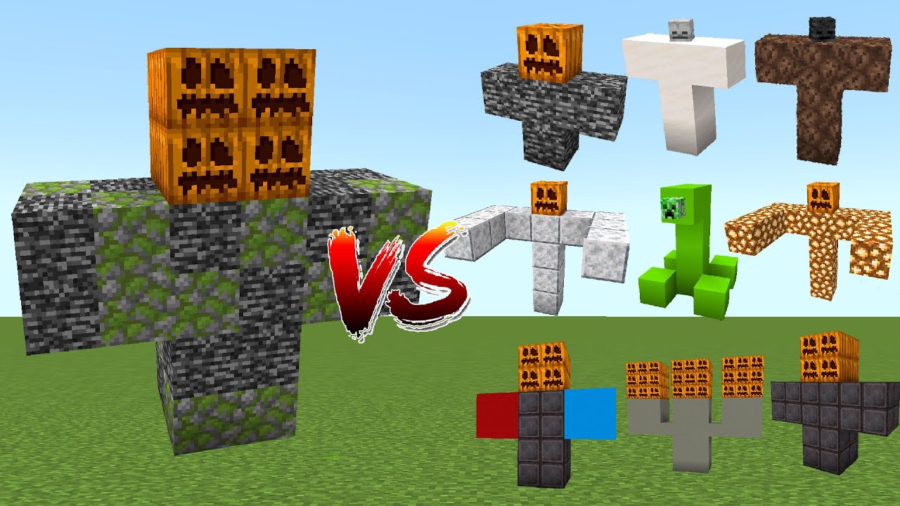 BEDROCK TITAN GOLEM vs All Minecraft Bosses | Minecraft Mob Battle ...