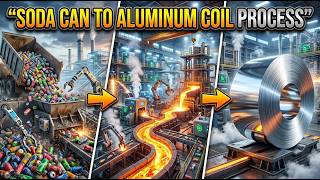 Inside the World's Most Advanced Aluminum Recycling Factory | Soda Can to Aluminum Coil Process