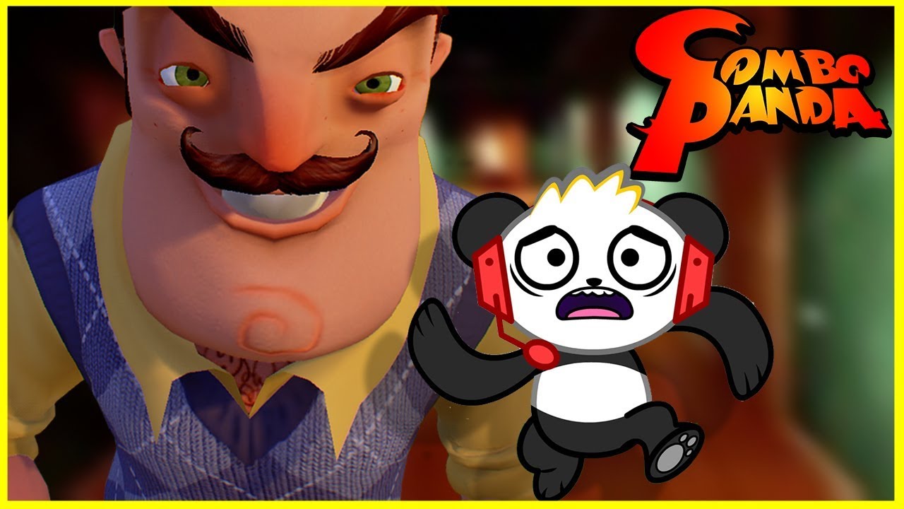 Scary Hello Neighbor Challenge Let S Play With Combo Panda - roblox hide n seek extreme let s play with combo panda vloggest