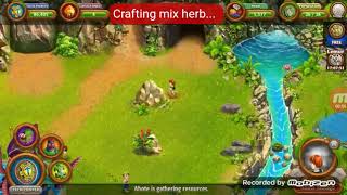 Virtual Villagers Origine 2.. crafting mix herb screenshot 5