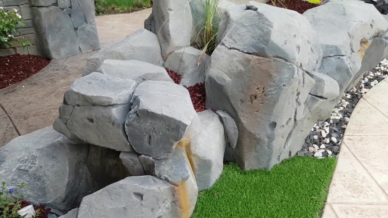 Jardinière en faux-rocher by PAVA REUNION (Vidéo 2/2)