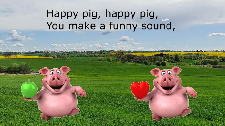 Happy Pig - A Cheerful Song for Kids
