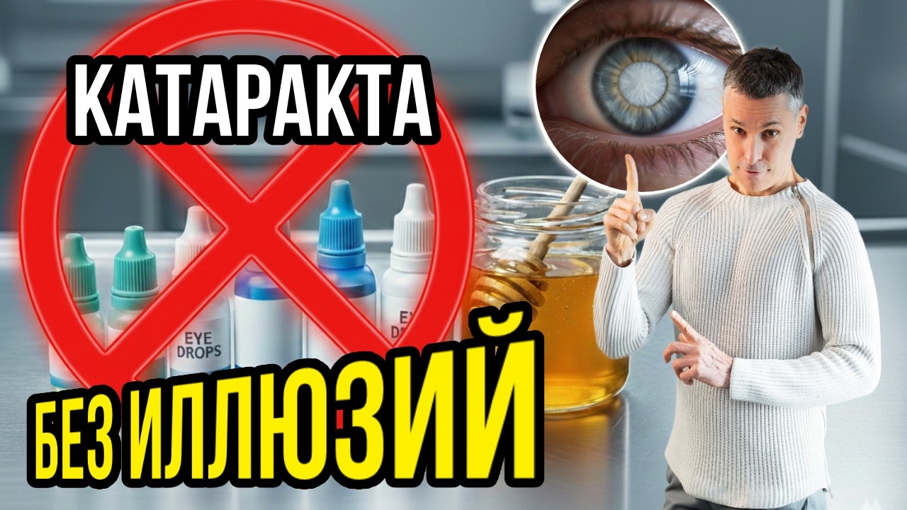Как остановить катаракту без операции? Научный подход