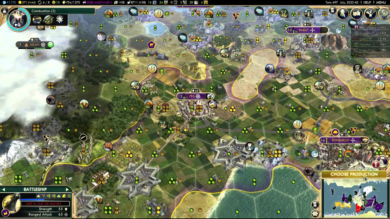 Civ 5 - Roman Conquest - Part 20 - The Manhattan Project - YouTube