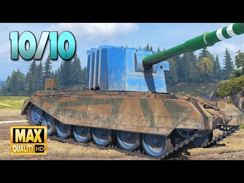 Видео: FV4005 Stage II: 10 попаданий, 10 уничтоженных танков - World of Tanks