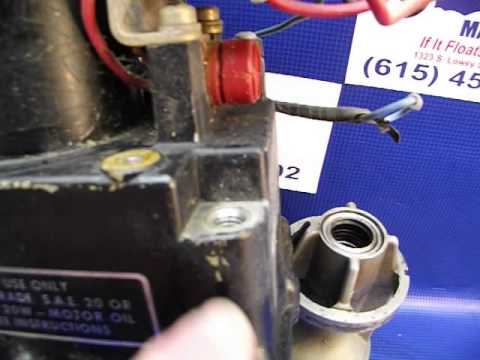 Adding Trim Fluid To Yamaha Outboard Adding Trim Fluid To Yamaha Outboard