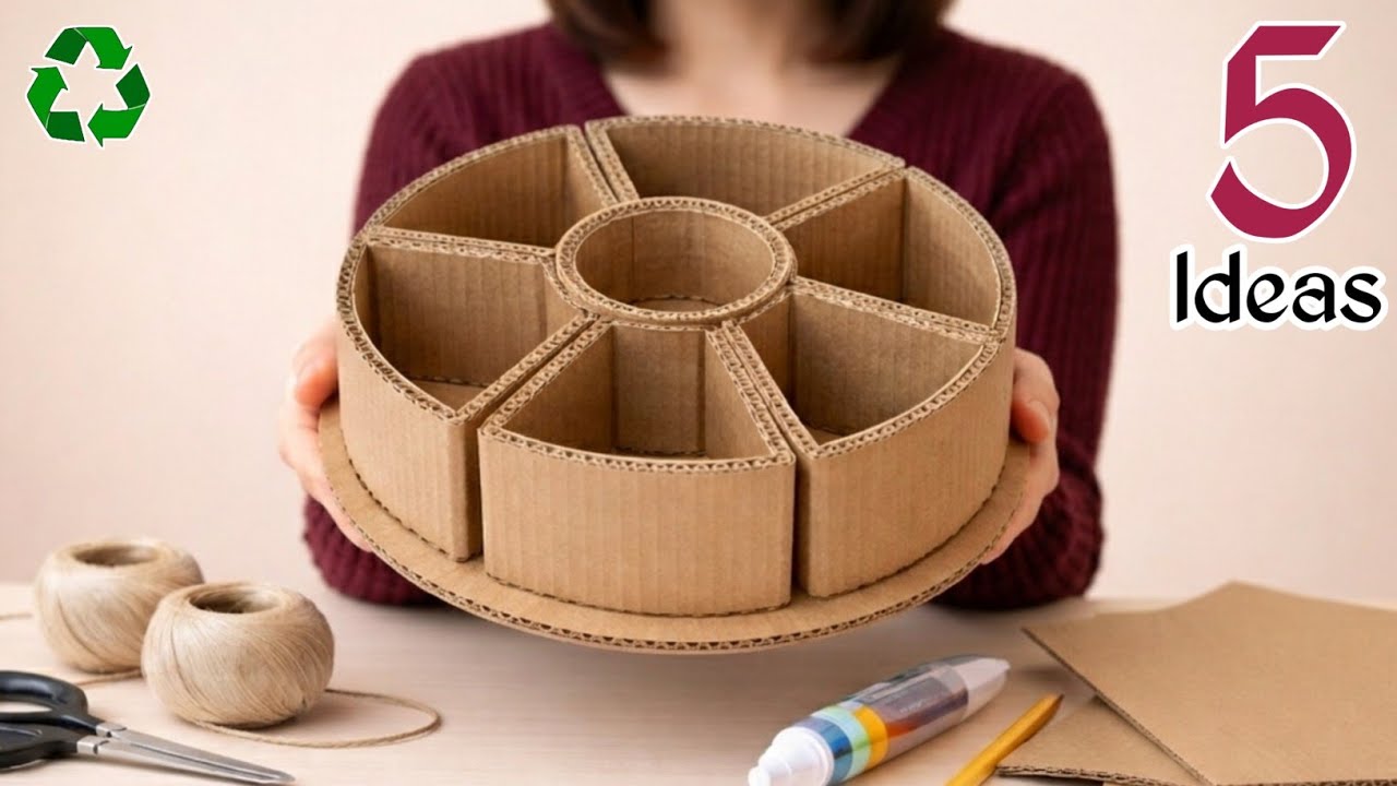 Don’t Throw Cardboard! Try These 5 CREATIVE Ideas ♻️💫