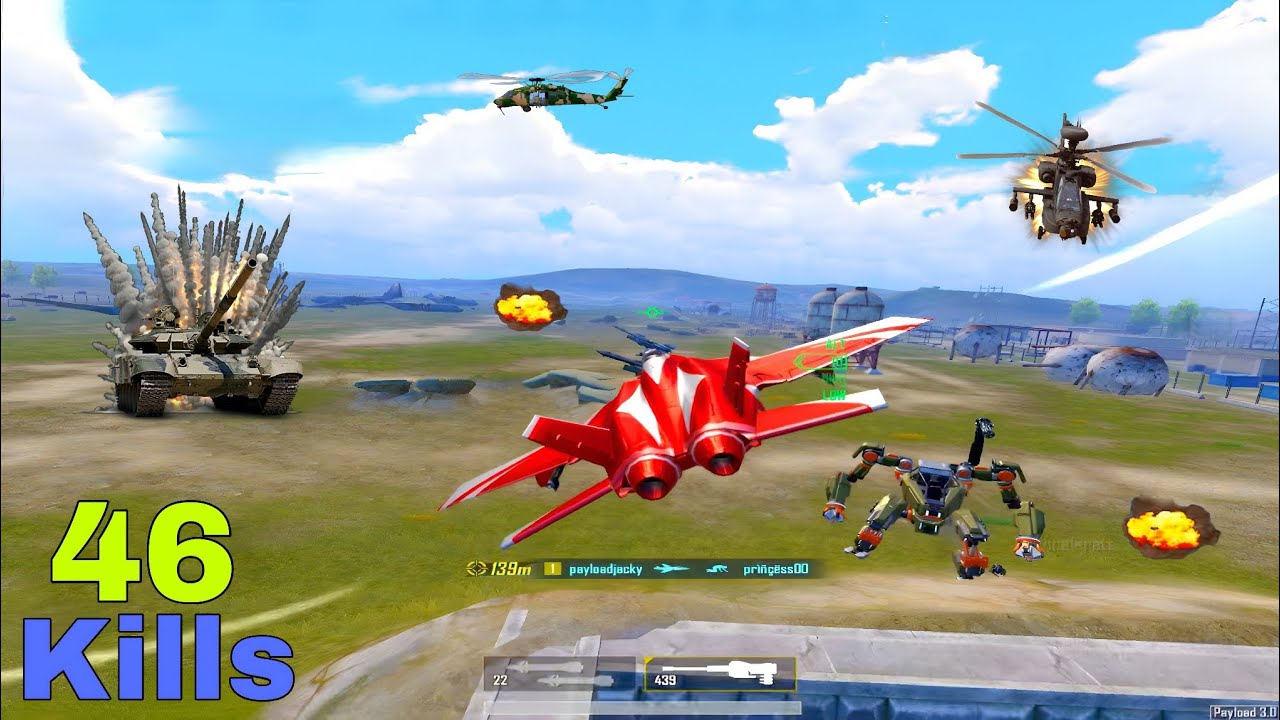 OMG 😱 Solo vs Squad Gameplay Destroyed The Robot + Jet With Jet 🔥 Payload 3.0 |